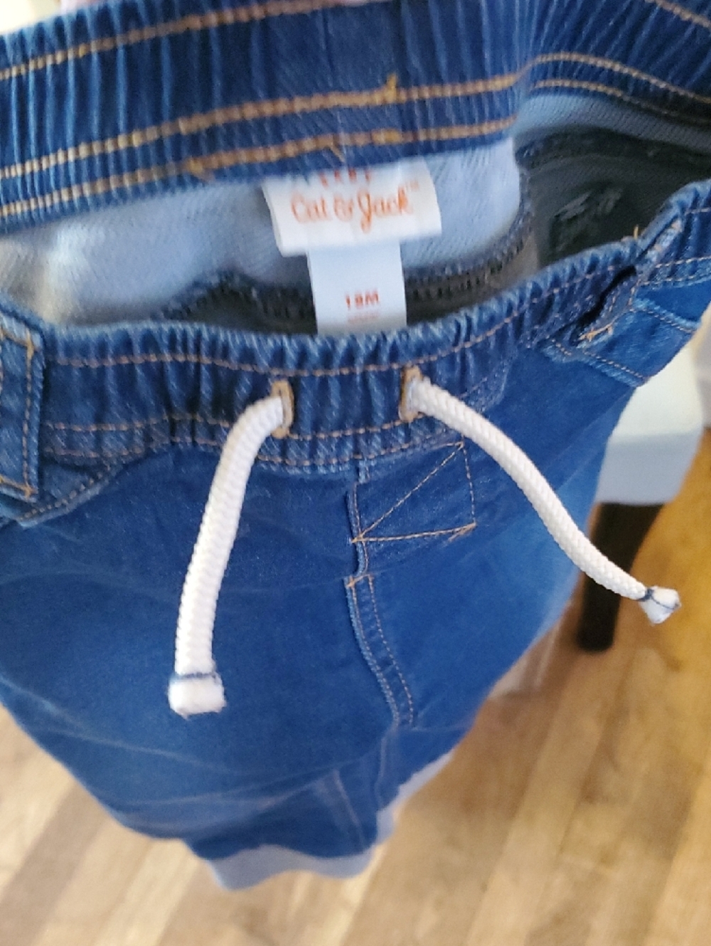 Cat & Jack Boys Blue Denim Jogger & Jeans Set - Picture 12 of 13